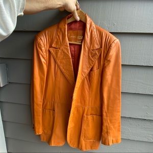 Men’s leather sport coat